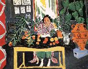 Henri Matisse Woman with vase oil painting reproduction